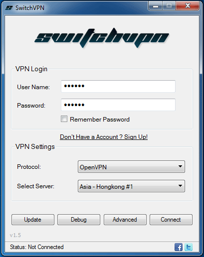 SwitchVPN review software