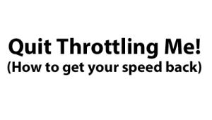 Stop Throttling with a VPN