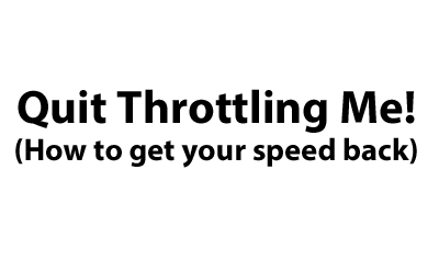 Stop Throttling with a VPN